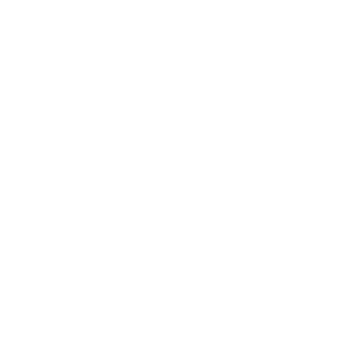 White line icon of a modern house representing residential roofing