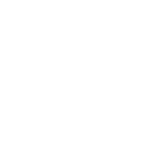White line icon of a roof frame representing roof replacement