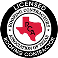 Licensed Roofing Contractor seal from the Roofing Contractors Association of Texas
