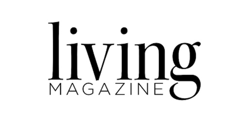 Living Magazine logo in black serif text