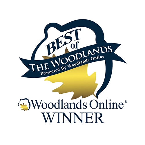 Circular Best of The Woodlands Woodlands Online Winner badge